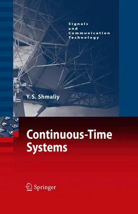 Shmaliy |  Continuous-Time Systems | eBook | Sack Fachmedien
