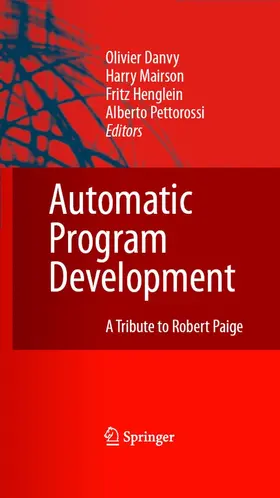 Danvy / Henglein / Mairson | Automatic Program Development | E-Book | sack.de