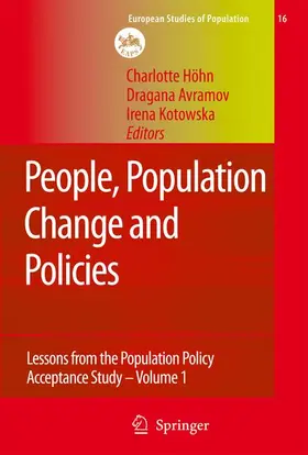 Höhn / Kotowska / Avramov |  People, Population Change and Policies | Buch |  Sack Fachmedien