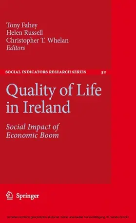 Fahey / Russell / Whelan |  Quality of Life in Ireland | eBook | Sack Fachmedien