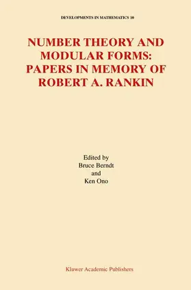 Ono / Berndt |  Number Theory and Modular Forms | Buch |  Sack Fachmedien