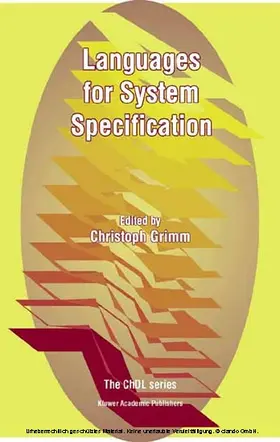 Grimm | Languages for System Specification | E-Book | www2.sack.de