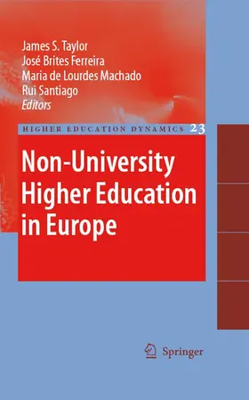 Taylor / Brites Ferreira / de Lourdes Machado |  Non-University Higher Education in Europe | eBook | Sack Fachmedien