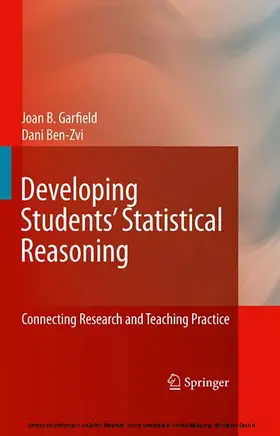 Garfield / Ben-Zvi | Developing Students' Statistical Reasoning | E-Book | www2.sack.de
