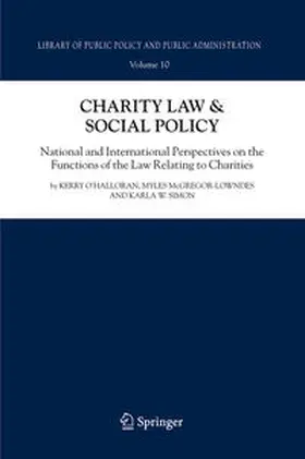 O'Halloran / McGregor-Lowndes / Simon |  Charity Law & Social Policy | Buch |  Sack Fachmedien