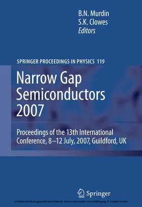 Murdin / Clowes | Narrow Gap Semiconductors 2007 | E-Book | sack.de