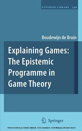 de Bruin | Explaining Games | E-Book | sack.de