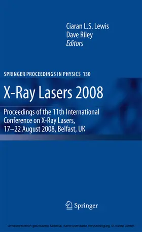 Lewis / Riley | X-Ray Lasers 2008 | E-Book | sack.de