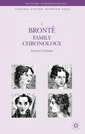 Chitham |  A Bronte Family Chronology | Buch |  Sack Fachmedien