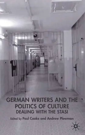 Cooke / Plowman |  German Writers and the Politics of Culture | Buch |  Sack Fachmedien