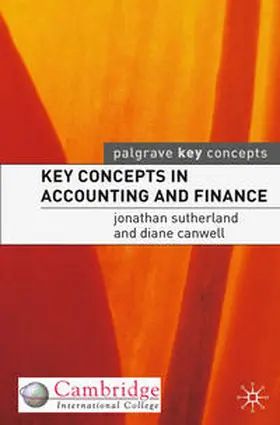 Sutherland | Key Concepts in Accounting and Finance | Buch | 978-1-4039-1532-0 | sack.de