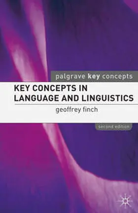 Finch | Key Concepts in Language and Linguistics | Buch | 978-1-4039-3391-1 | sack.de
