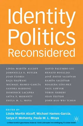 Alcoff / Hames-GarcÃa / Mohanty |  Identity Politics Reconsidered | eBook | Sack Fachmedien