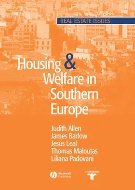 Allen / Barlow / Leal |  Housing and Welfare in Southern Europe | Buch |  Sack Fachmedien