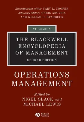 Slack / Lewis |  The Blackwell Encyclopedia of Management, Operations Management | Buch |  Sack Fachmedien