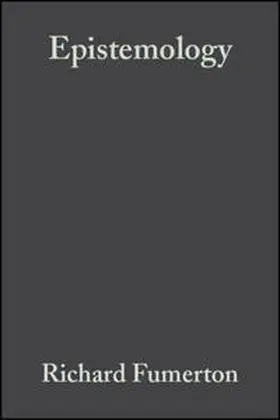 Fumerton |  Epistemology | eBook | Sack Fachmedien