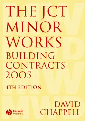 Chappell |  The Jct Minor Works Building Contracts 2005 | Buch |  Sack Fachmedien