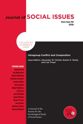 Chizhik / Shelly / Troyer |  Intragroup Conflict and Cooperation | Buch |  Sack Fachmedien