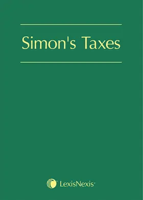  Simon's Taxes | Loseblattwerk |  Sack Fachmedien