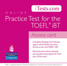 Phillips |  iTests - TOEFL iBT STUDENT ACCESS CODE JP | Sonstiges |  Sack Fachmedien