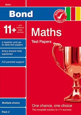 Lindsay |  Bond 11+ Test Papers Maths Multiple-Choice Pack 2 | Buch |  Sack Fachmedien