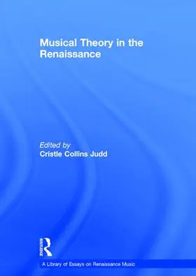 Judd |  Musical Theory in the Renaissance | Buch |  Sack Fachmedien