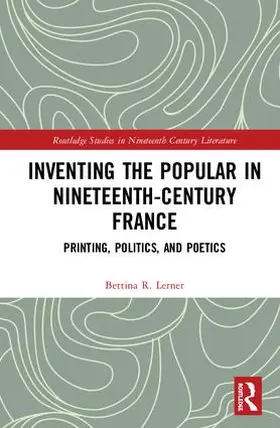 Lerner |  Inventing the Popular | Buch |  Sack Fachmedien