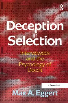 Eggert |  Deception in Selection | Buch |  Sack Fachmedien