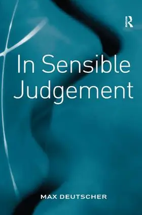 Deutscher |  In Sensible Judgement | Buch |  Sack Fachmedien