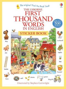  First Thousand Words in English Sticker Book | Buch |  Sack Fachmedien