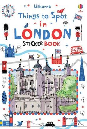 Jones |  Things to spot in London Sticker Book | Buch |  Sack Fachmedien