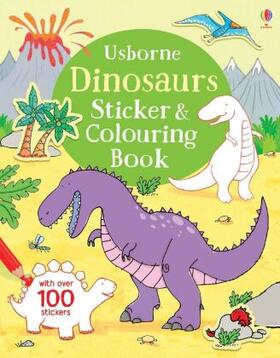 Taplin |  Dinosaurs Sticker & Colouring Book | Buch |  Sack Fachmedien