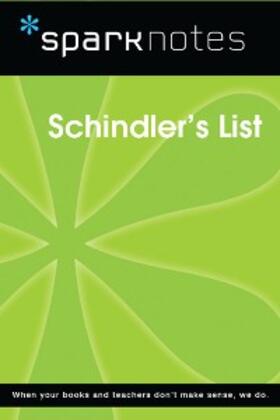 Sparknotes |  Schindler's List (SparkNotes Film Guide) | eBook | Sack Fachmedien