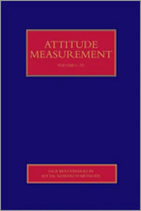 Roberts / Jowell |  Attitude Measurement | Buch |  Sack Fachmedien