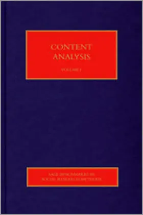 Franzosi |  Content Analysis | Buch |  Sack Fachmedien