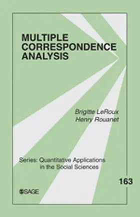 Le Roux / Rouanet |  Multiple Correspondence Analysis | Buch |  Sack Fachmedien