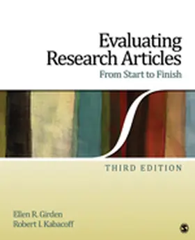 Girden / Kabacoff |  Evaluating Research Articles From Start to Finish | Buch |  Sack Fachmedien