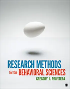 Privitera |  Research Methods for the Behavioral Sciences | Buch |  Sack Fachmedien