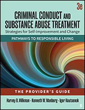 Milkman / Koutsenok / Wanberg |  Criminal Conduct and Substance Abuse Treatment - The Provider's Guide | Buch |  Sack Fachmedien