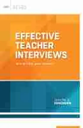 Hindman |  Effective Teacher Interviews | Buch |  Sack Fachmedien