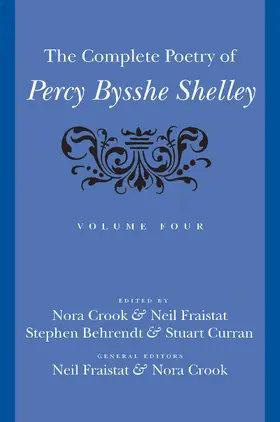 Shelley / Fraistat / Crook |  The Complete Poetry of Percy Bysshe Shelley | Buch |  Sack Fachmedien