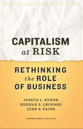 Bower / Leonard / Paine |  Capitalism at Risk | eBook | Sack Fachmedien