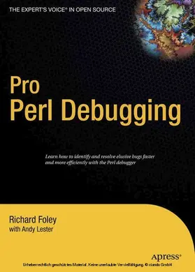 Lester / Foley |  Pro Perl Debugging | eBook | Sack Fachmedien