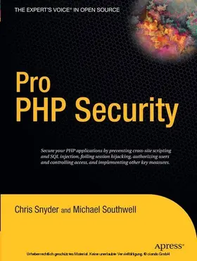 Snyder / Southwell | Pro PHP Security | E-Book | www2.sack.de