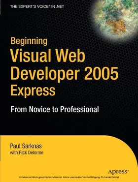 Delorme / Sarknas | Beginning Visual Web Developer 2005 Express | E-Book | www2.sack.de