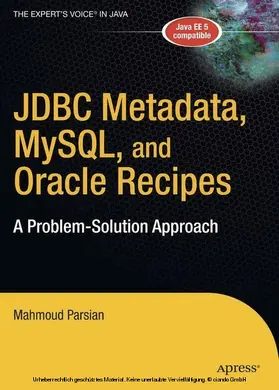 Parsian | JDBC Metadata, MySQL, and Oracle Recipes | E-Book | sack.de