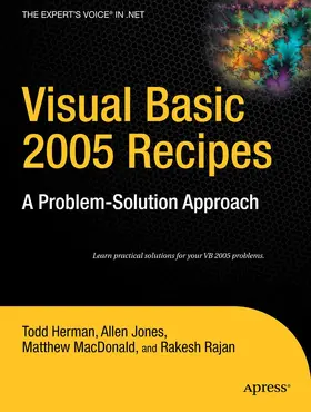 Rajan / MacDonald / Herman |  Visual Basic 2005 Recipes | eBook | Sack Fachmedien