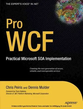 Bahree / Mulder / Cicoria |  Pro WCF | eBook | Sack Fachmedien