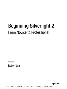 Lair | Beginning Silverlight 2 | E-Book | www2.sack.de