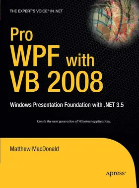 MacDonald |  Pro WPF with VB 2008 | eBook | Sack Fachmedien